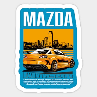 Sports Mazda RX8 Sticker